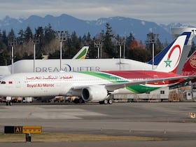 Le nouveau Boeing 787-9 Dreamliner en instance de livraison samedi 28 décembre 2024 à Royal Air Maroc.
