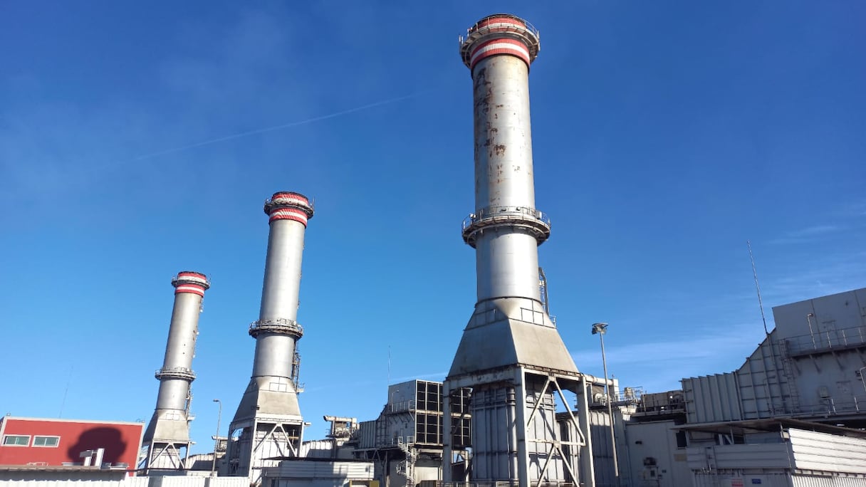 La centrale à turbines à gaz Mohammedia.