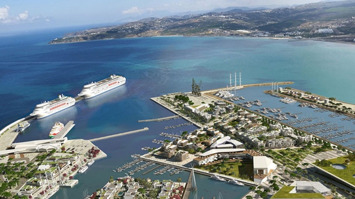 Première marina urbaine du royaume, Tanja Marina Bay aura à terme une capacité totale de plus de 1.400 anneaux répartis sur deux bassins. au croisement entre l’océan Atlantique et la mer Méditerranée.
