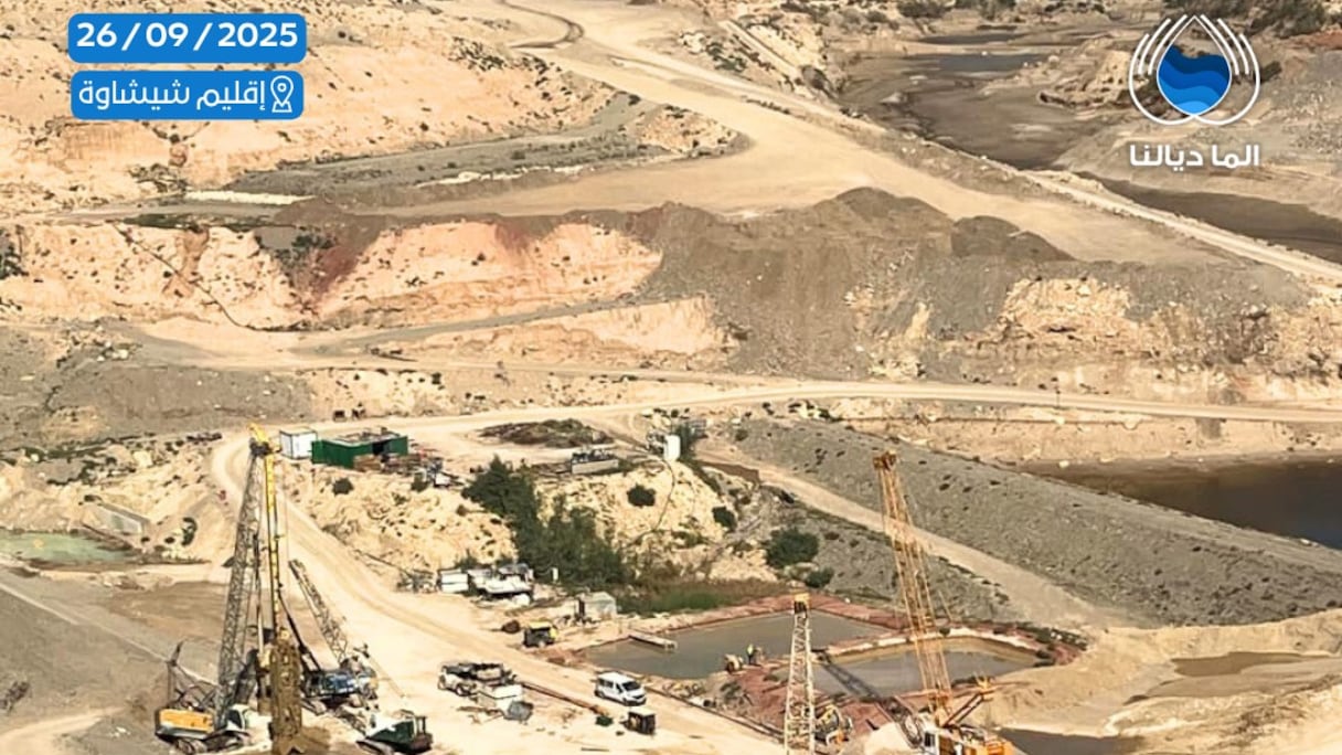 أشغال إنجاز سد بولعوان بإقليم شيشاوة تصل إلى 70%