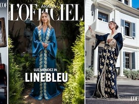 Luz Mendez pose en caftans marocains pour le magazine L'Officiel Arabia.