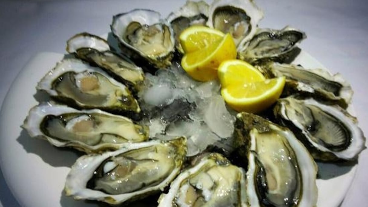 Huîtres de Oualidia, par excellence produit du terroir de la région.