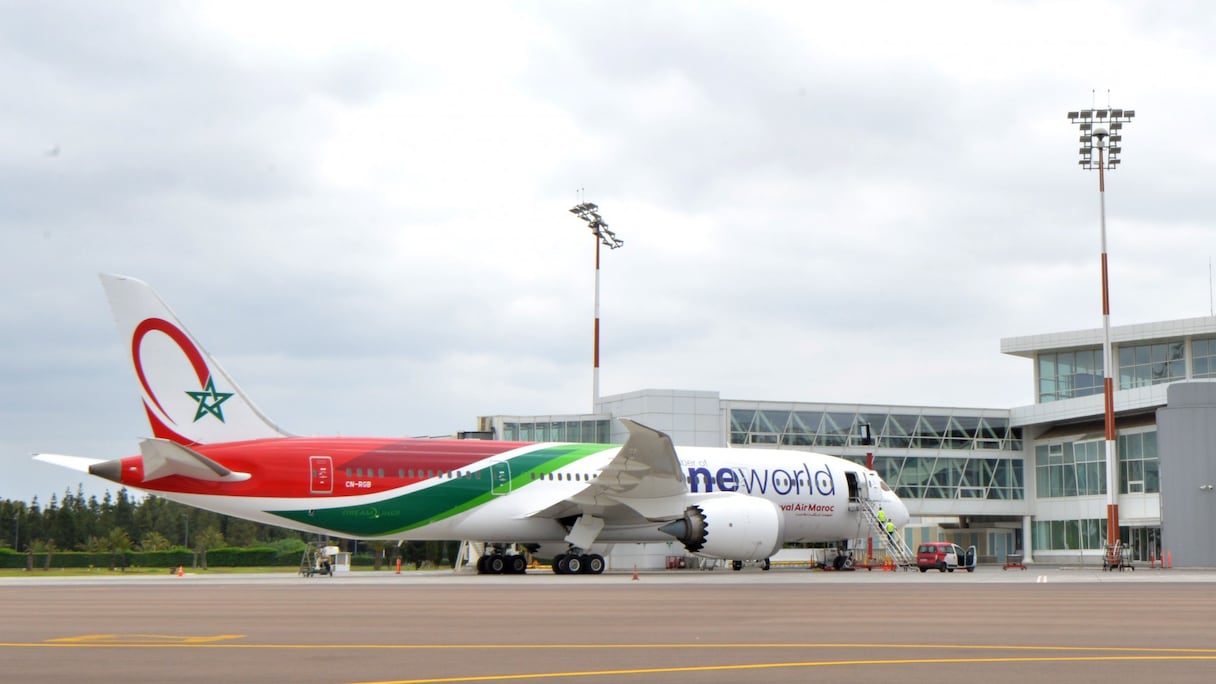 Des appareils de Royal Air Maroc à l'aéroport Mohammed V de Casablanca.
