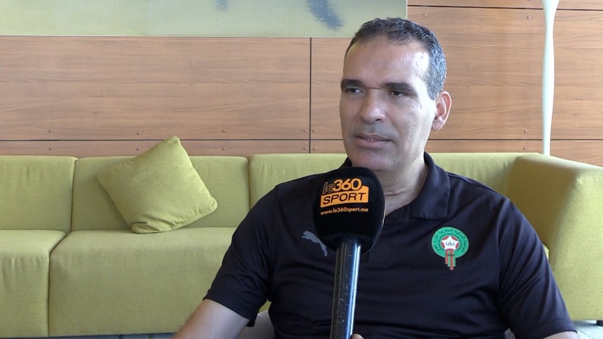 Hicham Dguig, entraineur de l'équipe nationale de futsal.