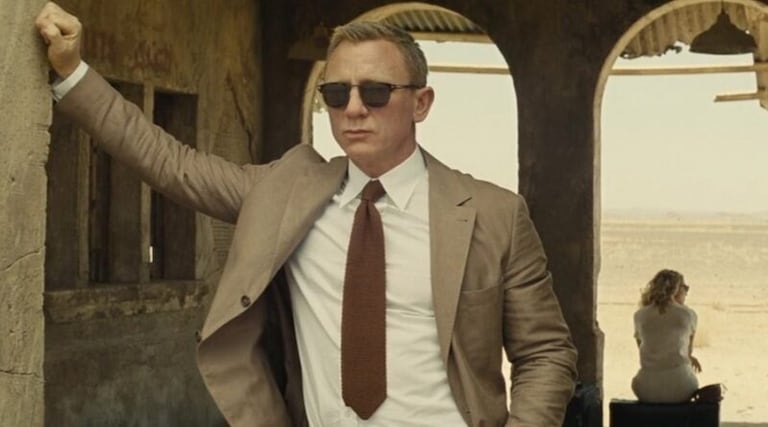 Daniel Craig, dans le rôle de James Bond, dans le film "Spectre", en partie tourné au Maroc.